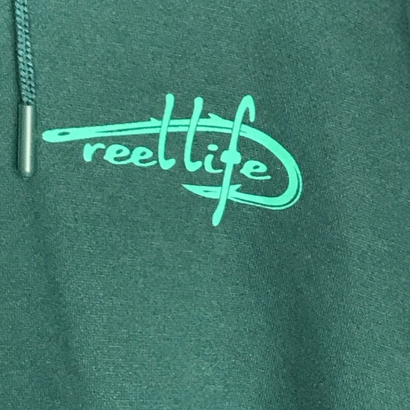 NWT Reel Life XXL Men’s Fleece Hoodie - Picture 8 of 10